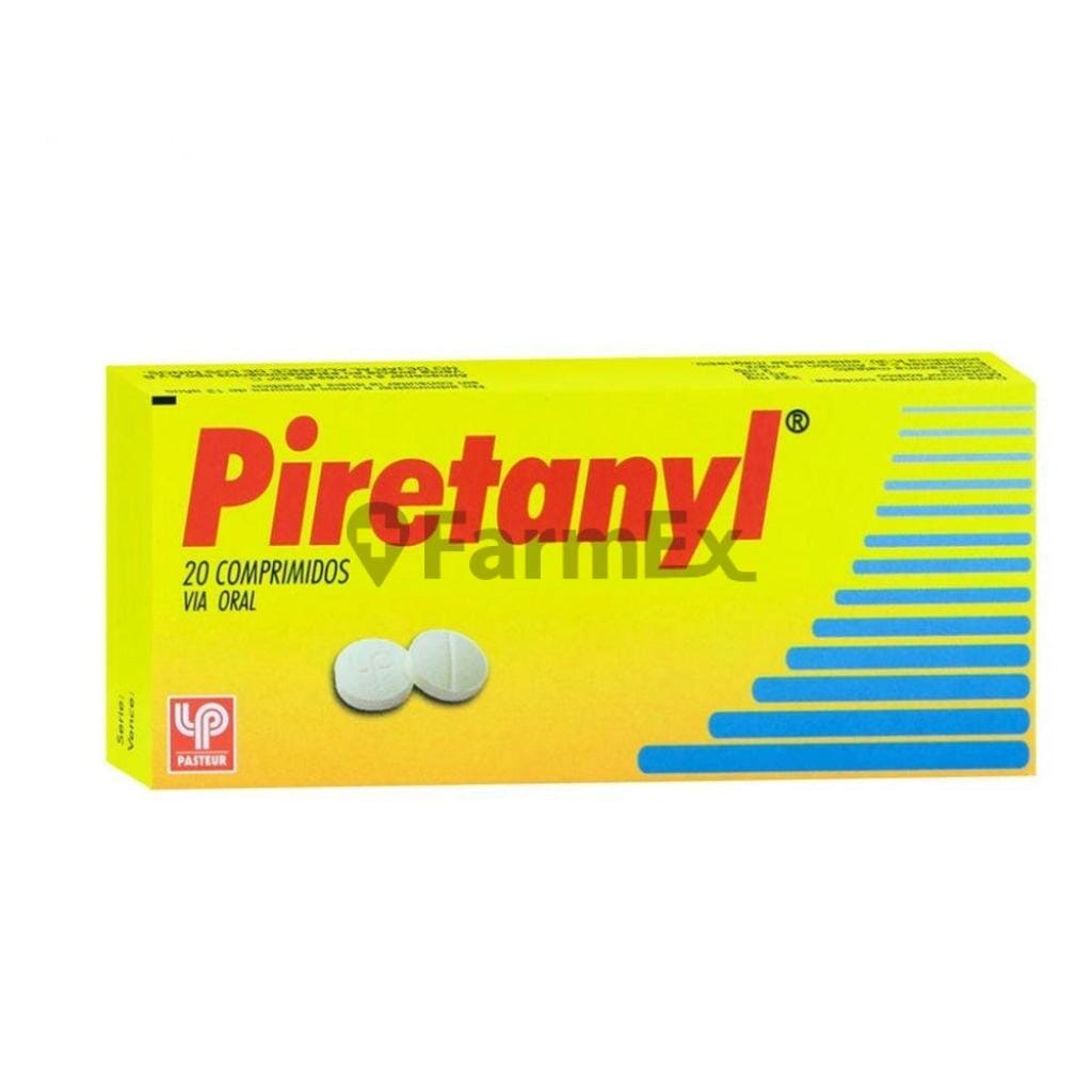 Piretanyl x 20 comprimidos Farmex-Fonasa-Persistente